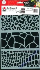 Marabu Art Stencil Schablone - Animal Print Combination