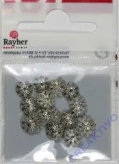 Filigran-Kappel 7mm 20 St�ck silber