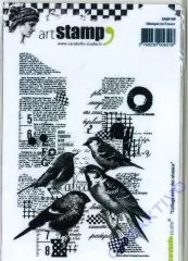 Art Stamp - Collage aves des oiseaux