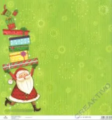 Scrapbooking-Papier Santa with presents