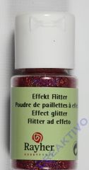 Rayher Effekt Glitter ultrafein kirschrot