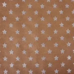 Scrapbookingpapier Kraft-Sterne silber