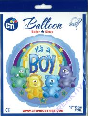 Folienballon Its a boy 45cm