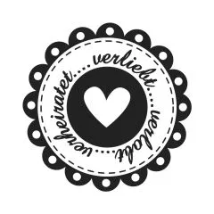 Butterer Stempel - verliebt, verlobt,...