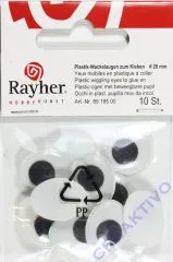 Wackelaugen 20mm oval