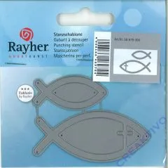 Stanzschablone Fishes