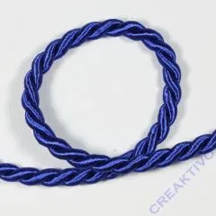 Dekokordel 6mm Meterware dunkelblau