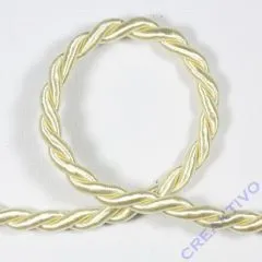 Dekokordel 6mm Meterware creme