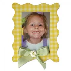 Sizzix Bigz Die - Frame, Wavy (2 x 3 opening)