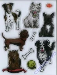 Silikon-Stempel Hunde
