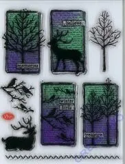 Silikon-Stempel Winterimpressionen