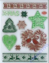 Silikon-Stempel Weihnachtsmotive II
