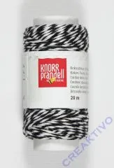 Dekoschnur schwarz 20m