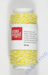 Dekoschnur gelb 20m