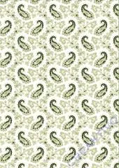 Bastelkarton Paisley Din A4 - gold (REstbestand)