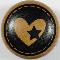 Butterer Stempel - Herz mit Stern