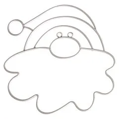 Drahtform Santa