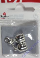 Rayher Schmuckverschluss Kappel silberf. 8mm