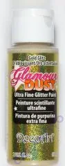 DecoArt Glamour Dust Ultra Fine Glitter Paint 59ml - gold glitz