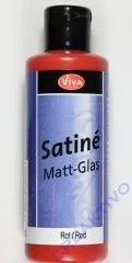 Satin Matt-Glas rot