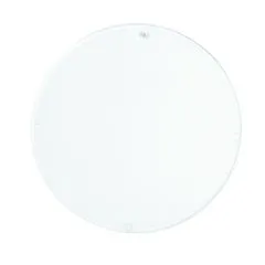 Plastik Einlagescheibe Einlegescheibe f�r Medallion kristall 12cm 2 St�ck