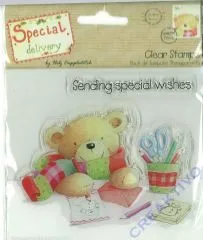 Clear Stamp Special delivery - Stamping Teddy