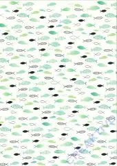 Bastelkarton A4 Fisch hellgr�n