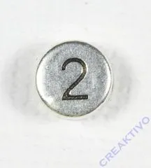 Metall-Perle 2 7mm
