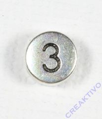 Metall-Perle 3 7mm