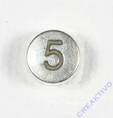 Metall-Perle 5 7mm
