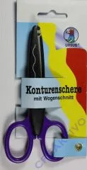 Konturenschere mit Wogenschnitt