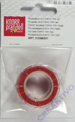 Polyesterschnur 0,6mm rot (Restbestand)