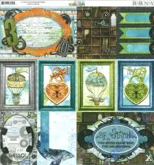 Bo Bunny Scrapbooking-Papier Life in color - Adventures
