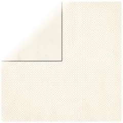 Scrapbookingpapier Double Dot french vanilla / vanille (Restbestand)
