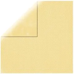 Scrapbookingpapier Double Dot mellow yellow / banane (Restbestand)