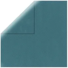 Scrapbookingpapier Double Dot slate / jeansblau (Restbestand)