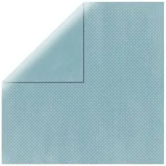 Scrapbookingpapier Double Dot ocean / meergrn (Restbestand)