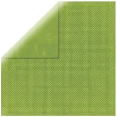 Scrapbookingpapier Double Dot wasabi / apfelgrn (Restbestand)