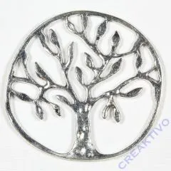 Metallteil Baum silber