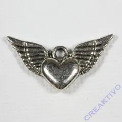 Metallteil Fl�gel + Herz