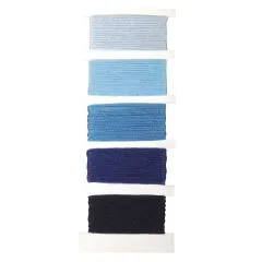 Rayher Baumwoll-Garn Stitch & Knot echtblau