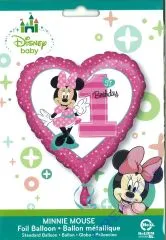 Minnie Mouse Folienballon 1. Geburtstag - Mdchen