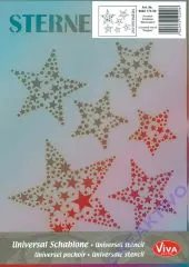 Universal-Schablone Sternenglanz