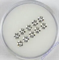 Stra-Steine spitz 4,2-4,4mm 10 Stck kristall