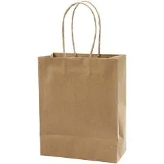 Papiertasche H: 23 cm, B: 18x9 cm