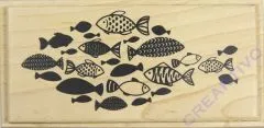 Stempel Fischschwarm