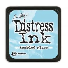 Ranger disress mini ink tumbled glass