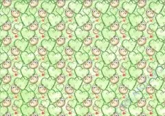 Fotokarton Faultier Motiv 2