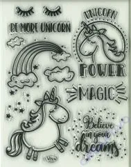 Silikon-Stempel Unicorn Power