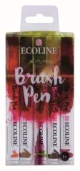Talens Ecoline Brushpen 5er-Set Herbst